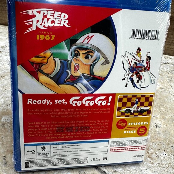 Speed Racer The Complete Series Episodes 1-52 (Blu-ray) With Slipcover 5 Discs - Picture 5 of 10